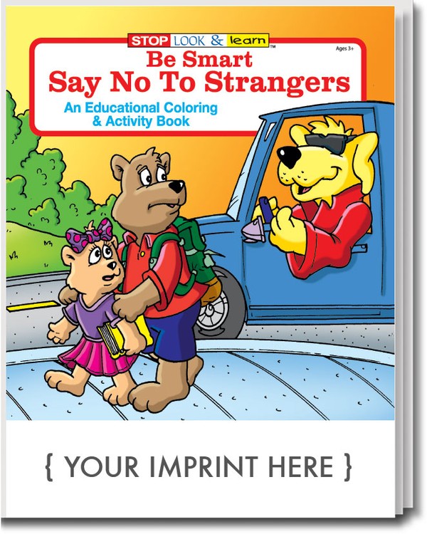 COLORING BOOK - Be Smart, Say No to Strangers Coloring & Activity Book 2