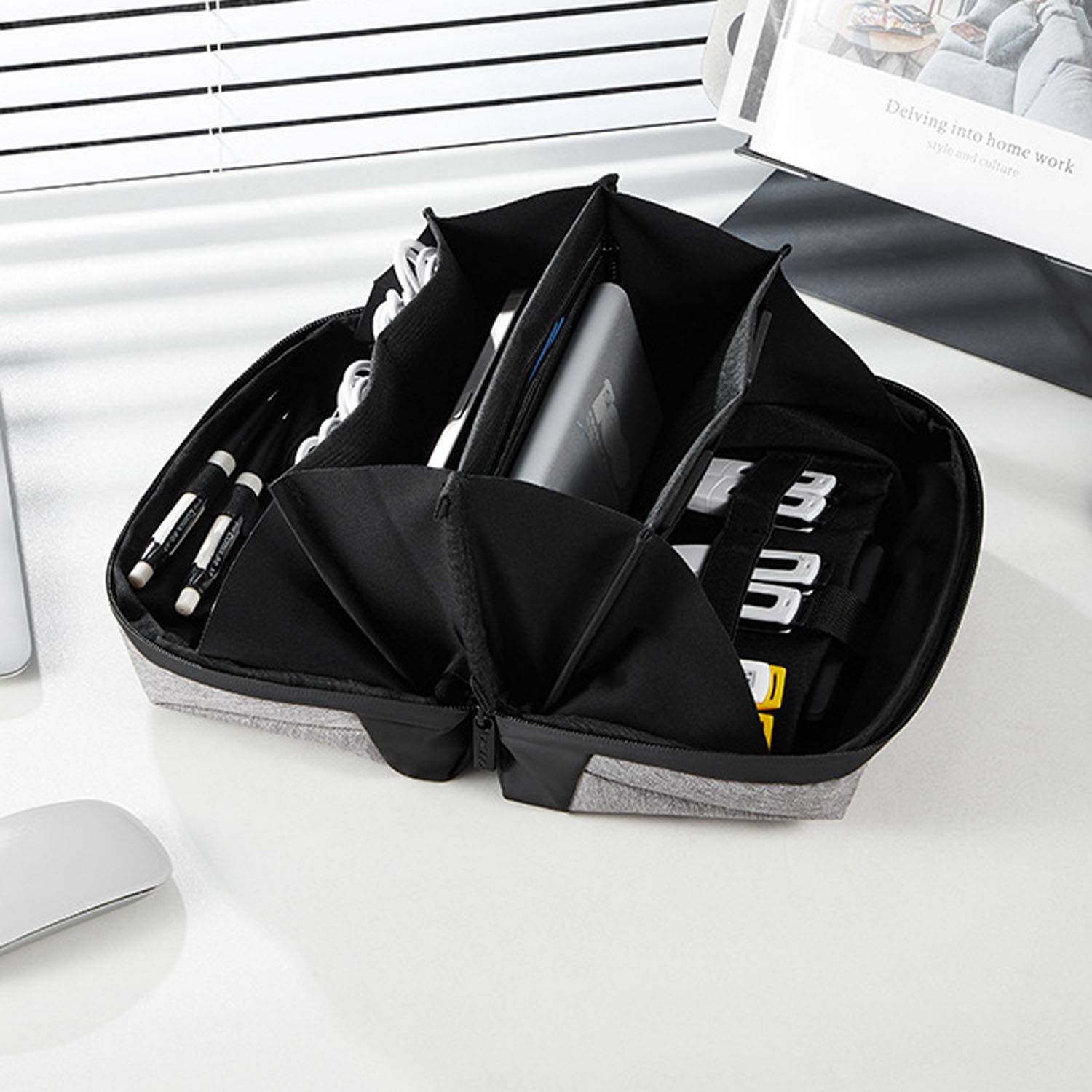 Waterproof Oxford Digital Storage Bag w/ Large Capacity 5