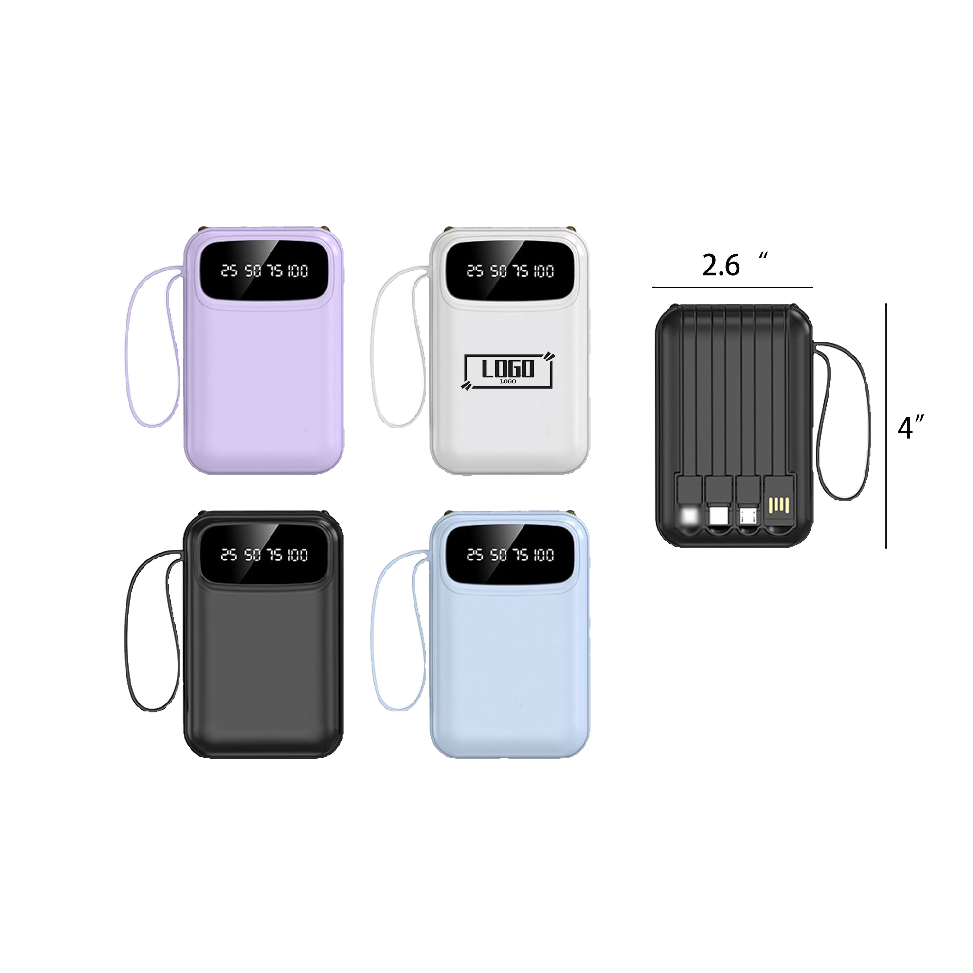Fast Charging Portable Power Bank 5000mAh 1