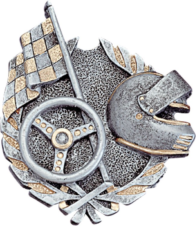 Racing Wreath Resin Plaque Mount 2