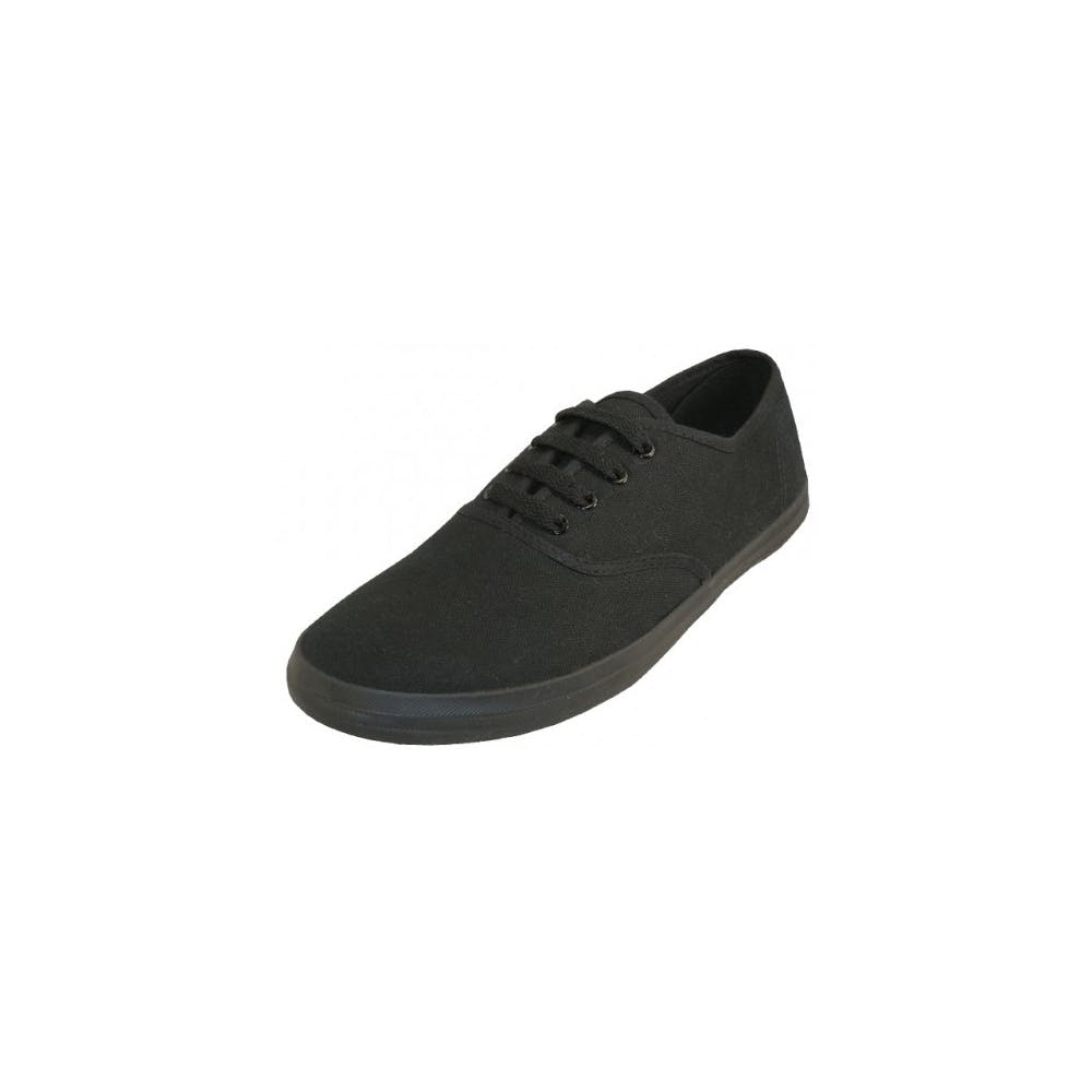 Women's Canvas Shoes - Black Sizes 5-10 2