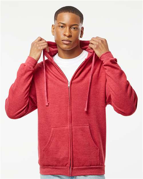 Unisex Full-Zip Hooded Sweatshirt - 331 95