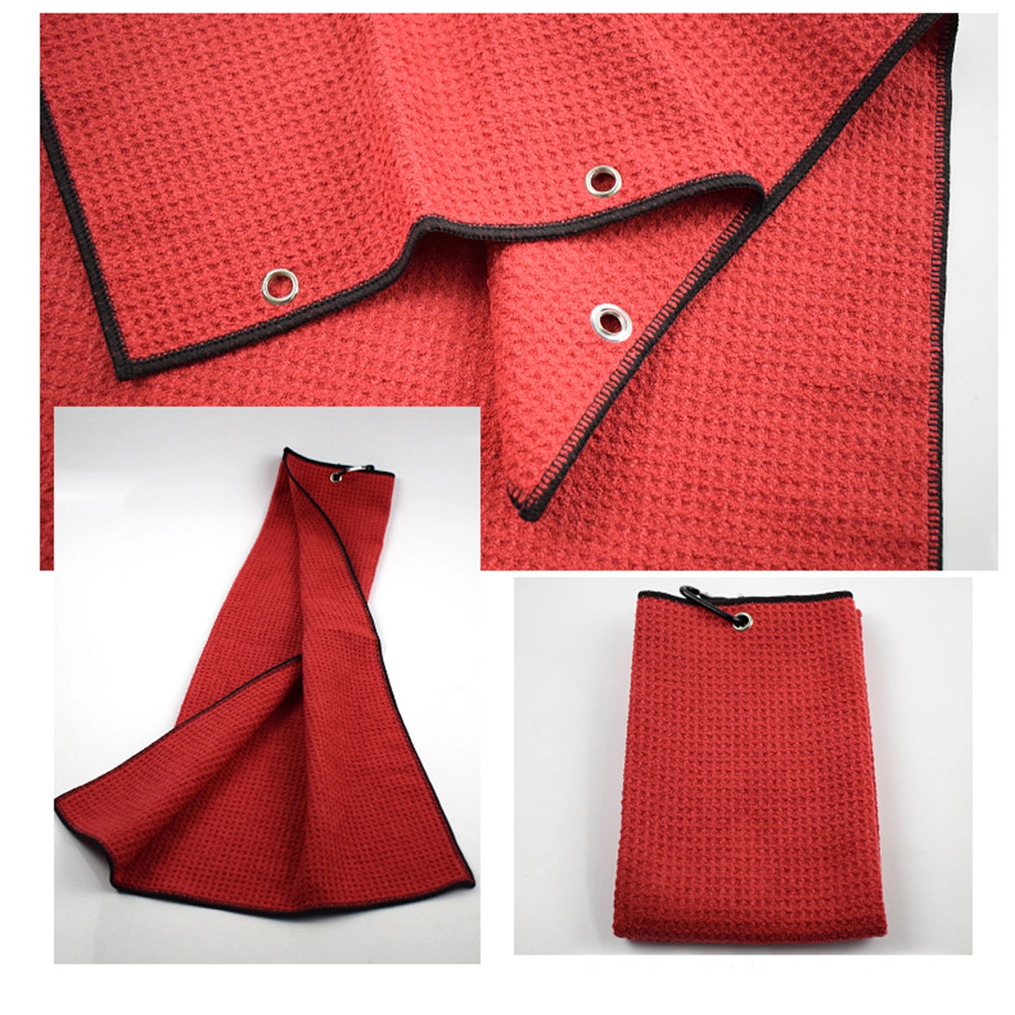 Waffle Microfiber Golf Towel 4