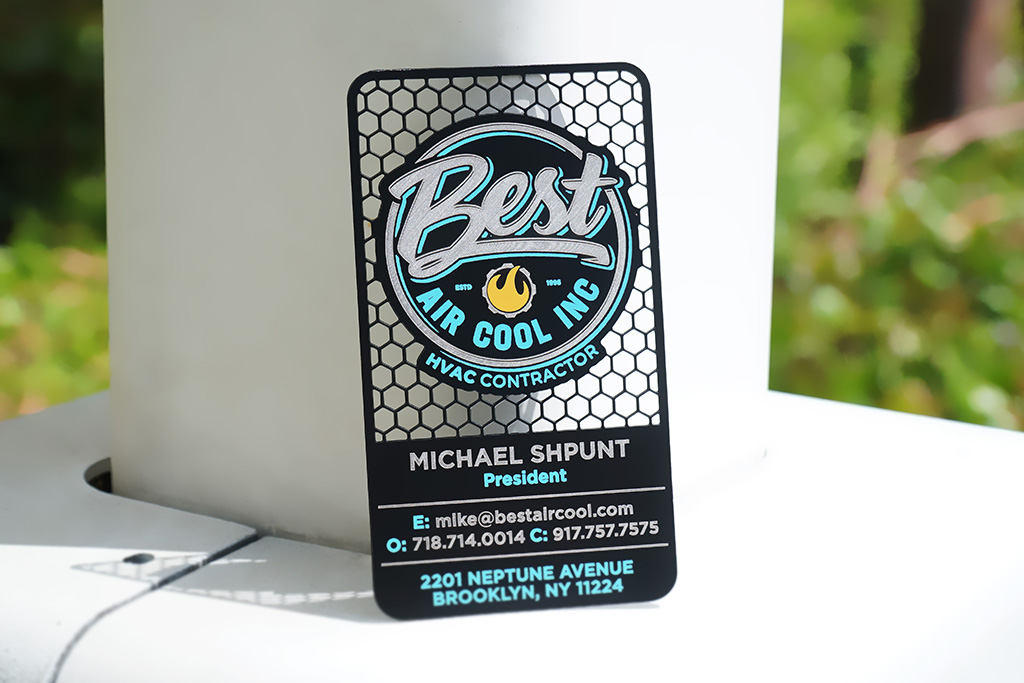 Black Metal Business Cards 21