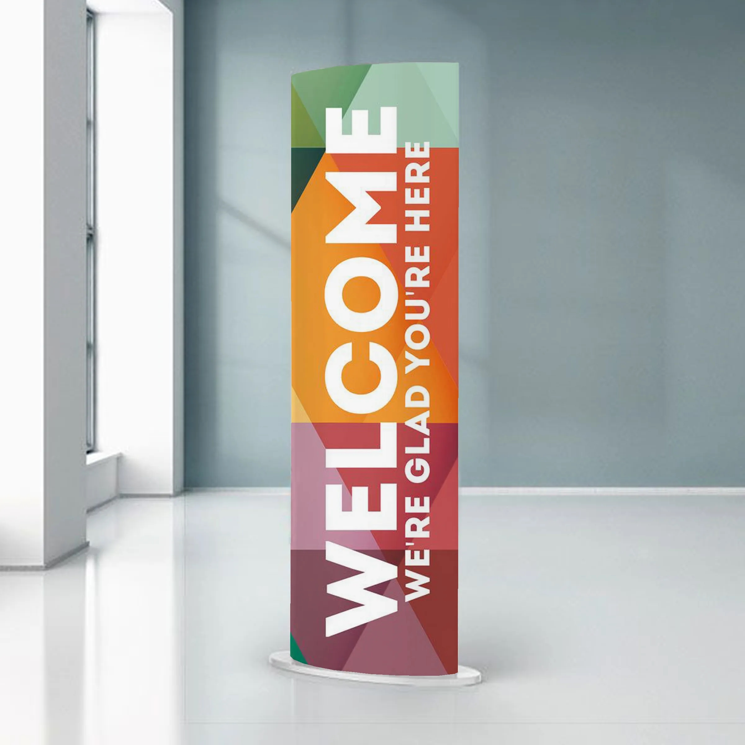 20" x 60" Custom Cardboard Totem 5
