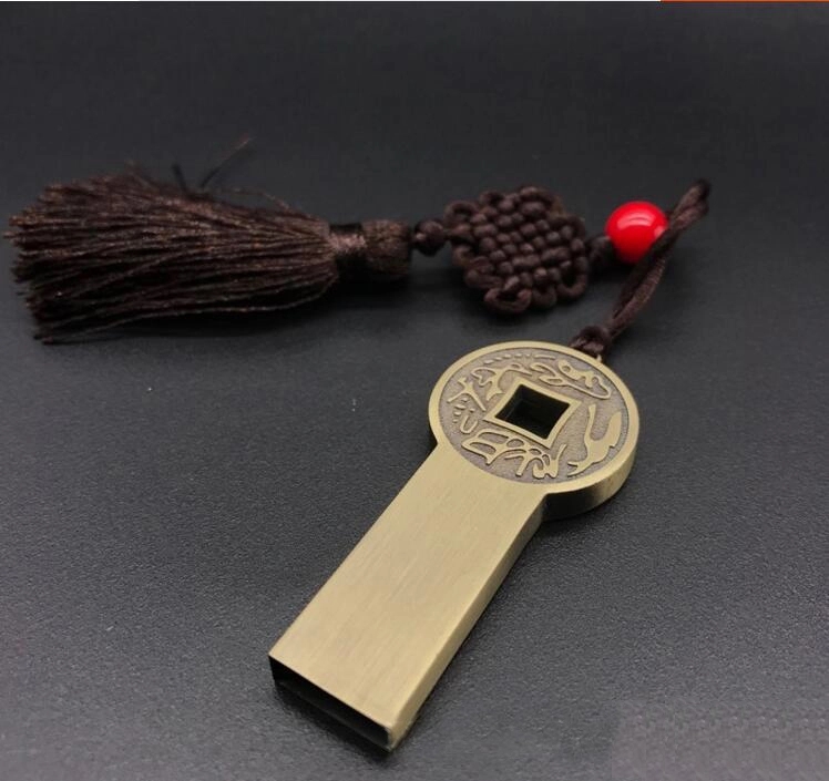 Classical round hole u disk customized-16G 1