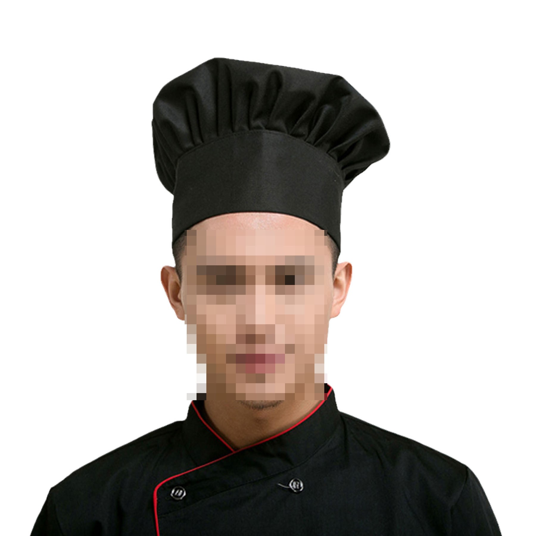 Adult Adjustable Elastic Baker Kitchen Cooking Chef Hat 2