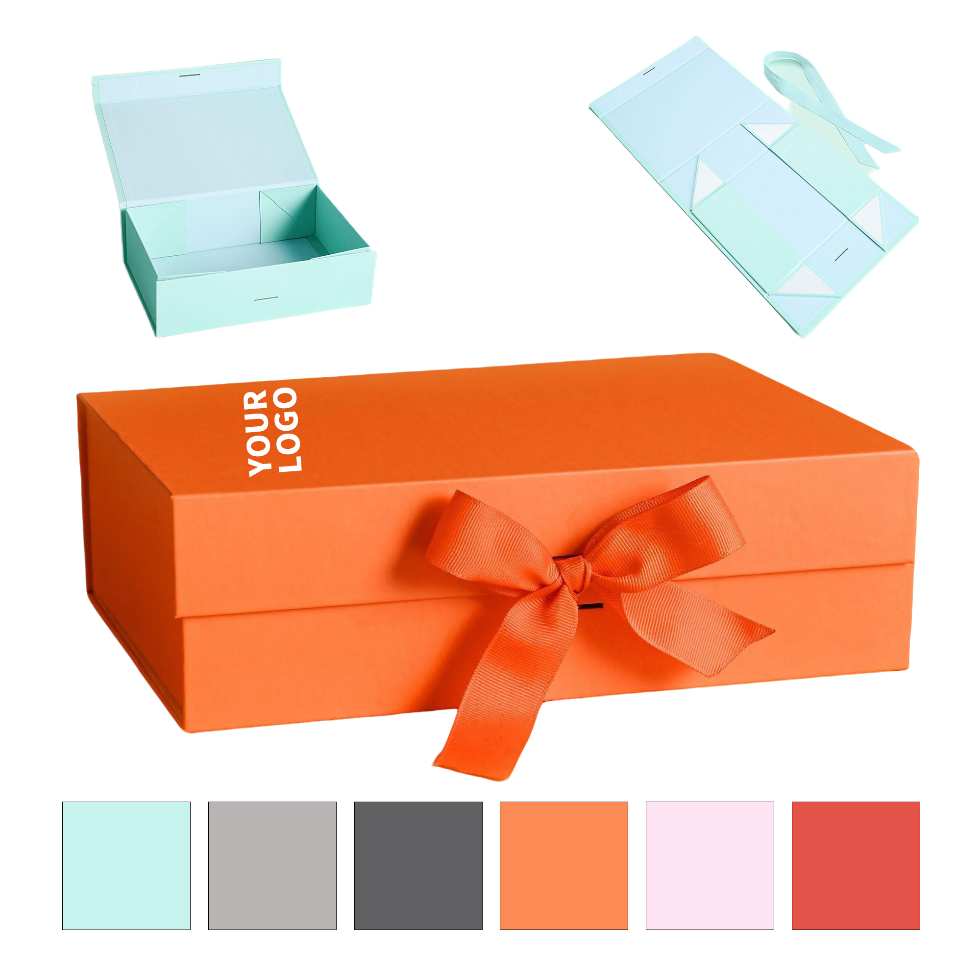 Collapsible Magnetic Gift Box 12.4" x 10.23" x 4.13" 6