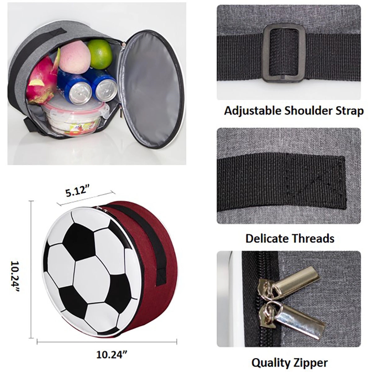 Scoccer Designed Lunch Picnic Insulated Bag 3
