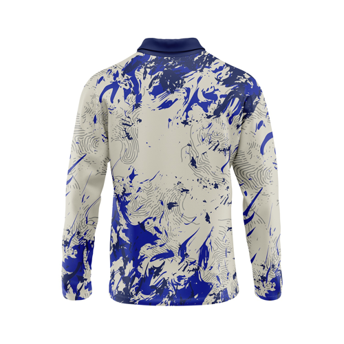 Unisex & Kids' Digital Printed 180G Cotton Long Sleeve Polo 4
