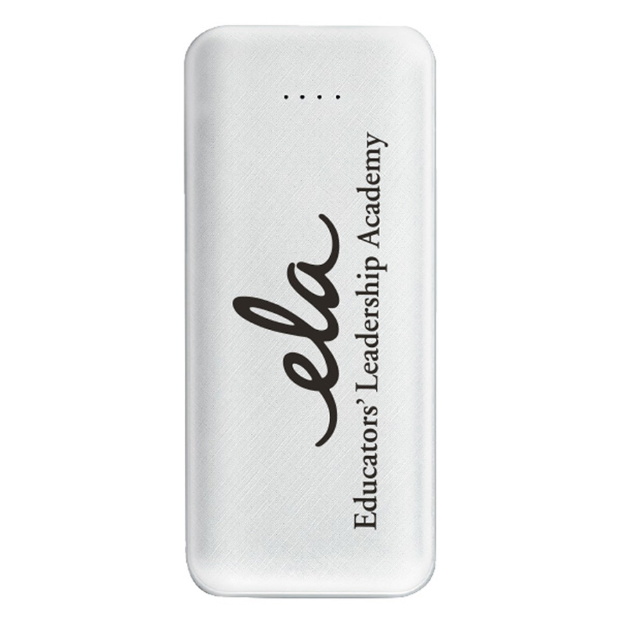 Slim Textured Power Bank with Multiple Ports 7