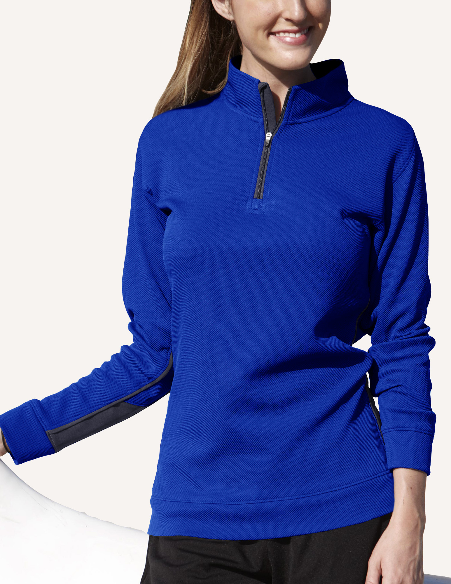 Ladies' Pro-Blitz Long Sleeve Pullover Shirt 5