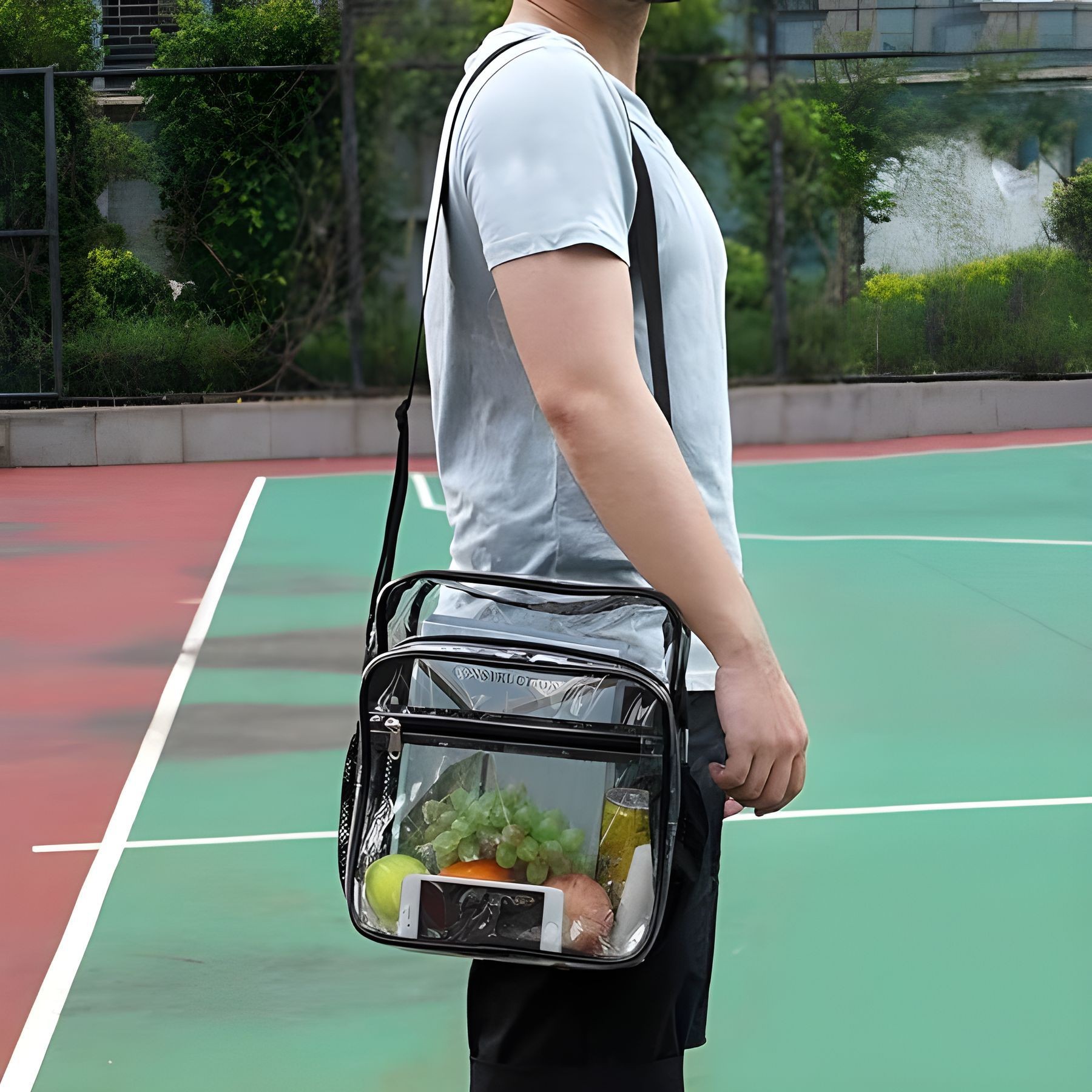 Stadium Approved Clear Crossbody Messenger Shoulder Bag 4