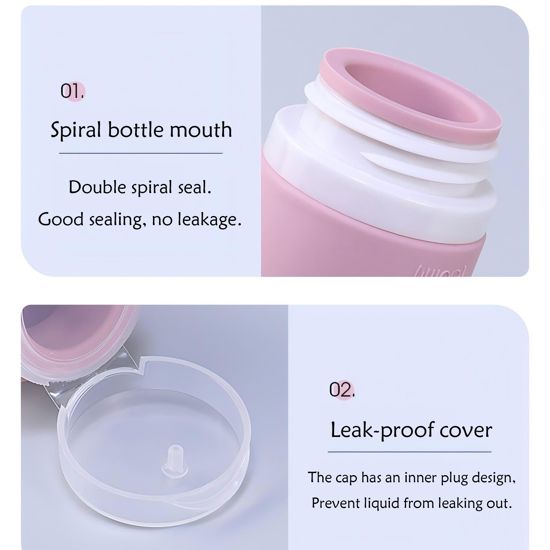 Leak Proof Silicone Bottle 2