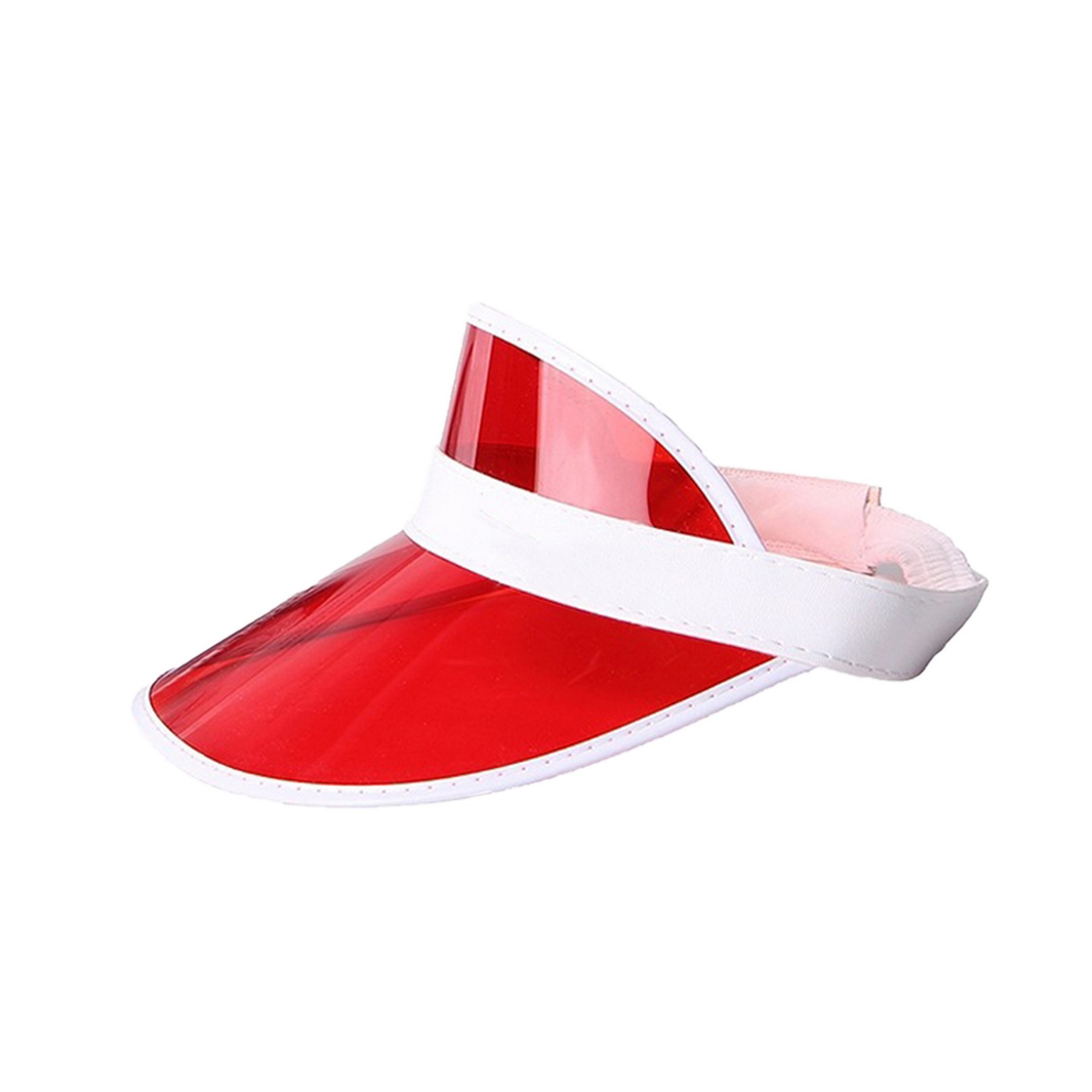 Pvc Clear Sun Visor Hat Uv Protection Face Shield Cap 8