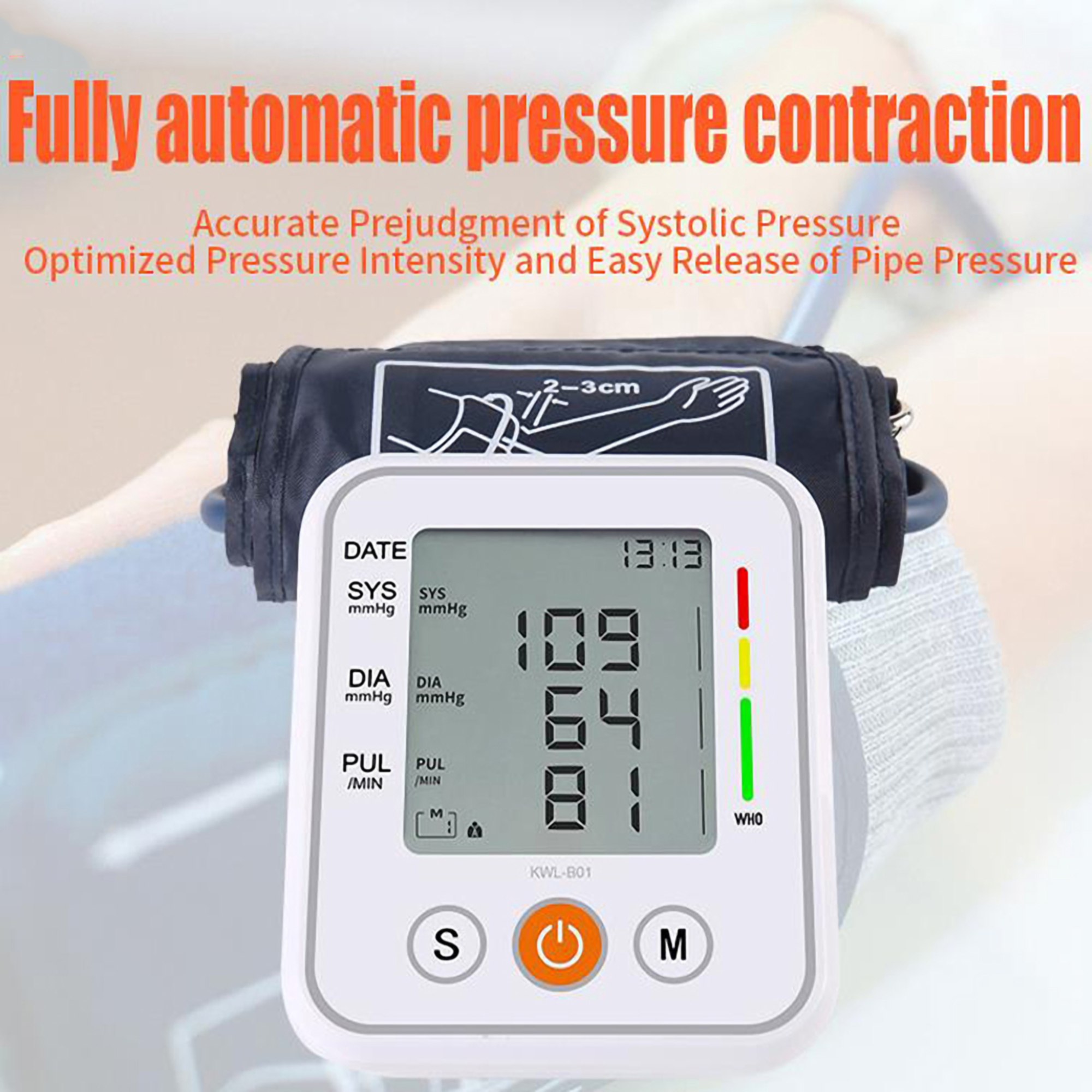 Electronic Arm Blood Pressue Monitor 3