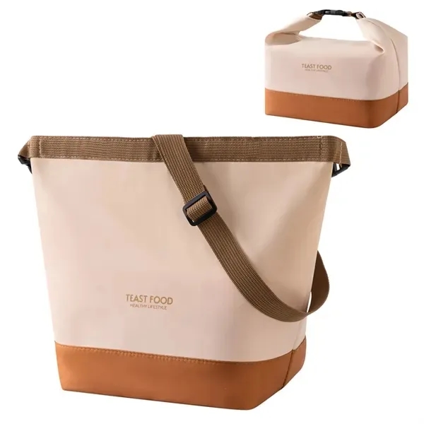 Portable Insulated Lunch Tote with Adjustable Shoulder Strap 3