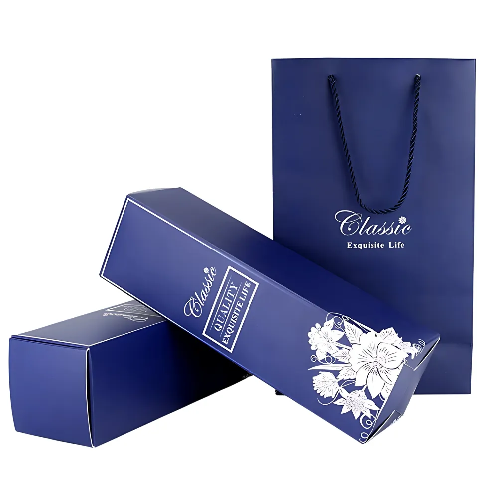 2-Bottle Wine Gift Box with Paper Bag 4