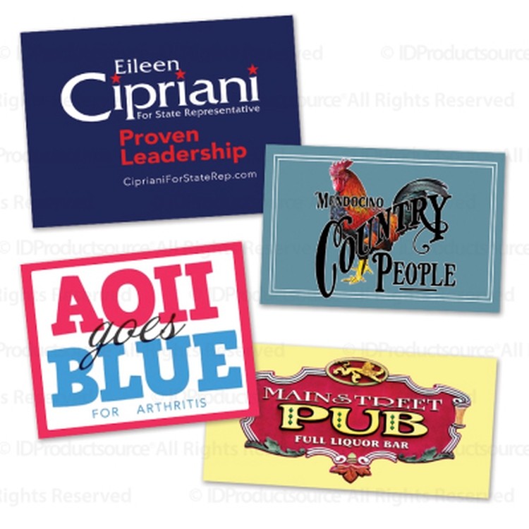 4" x 10" Rectangle Sticker 1