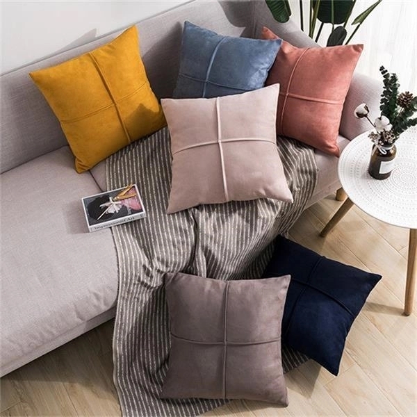 Suede Decorative Throw Pillow Covers 6