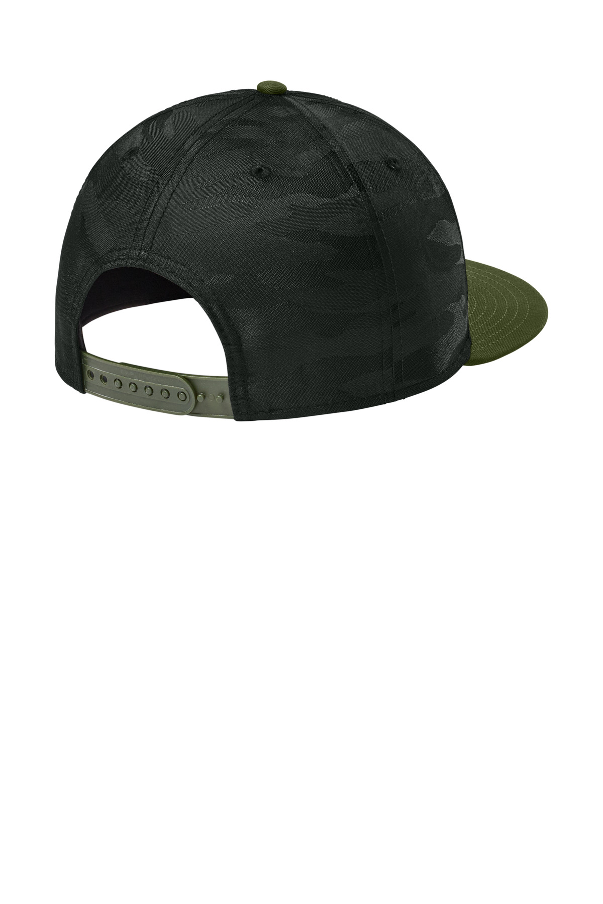 New Era Camo Flat Bill Snapback Cap NE407 43