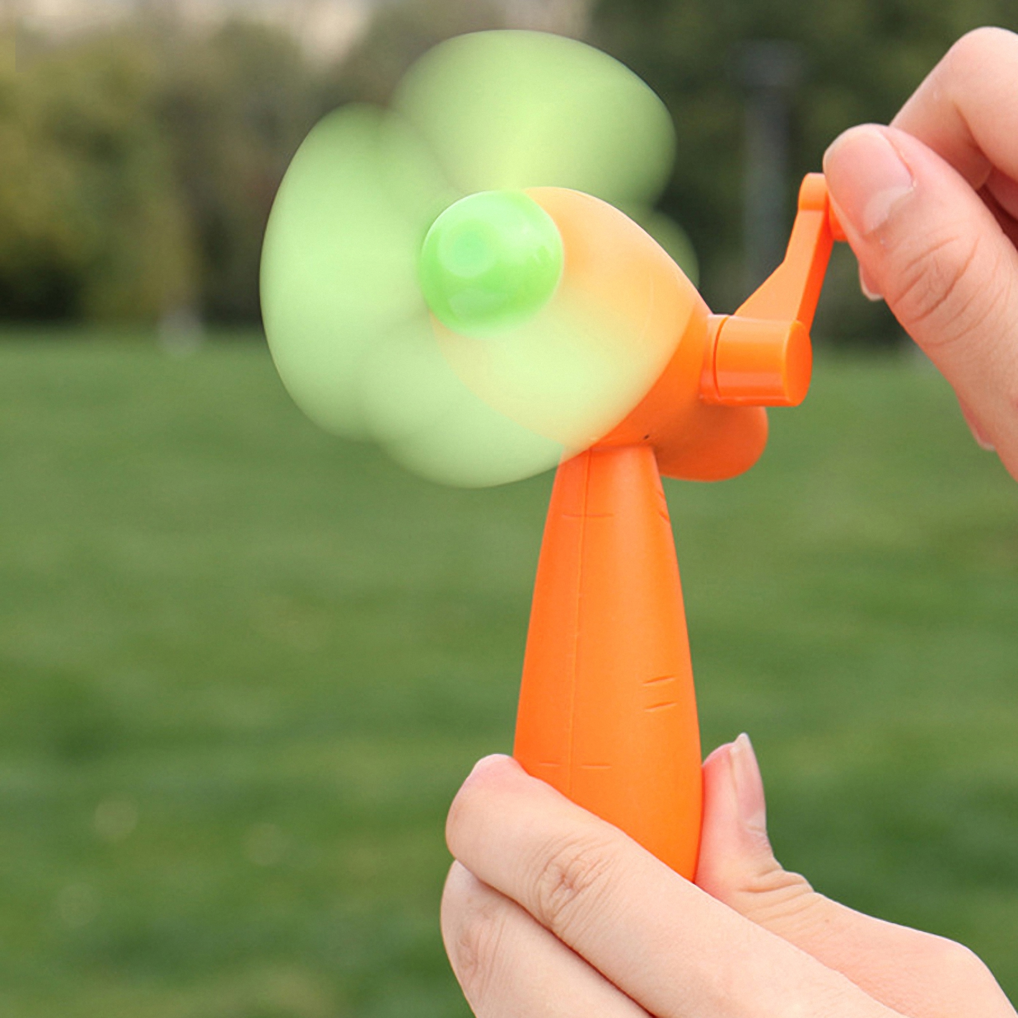 Carrot Shaped Hand Fan 2