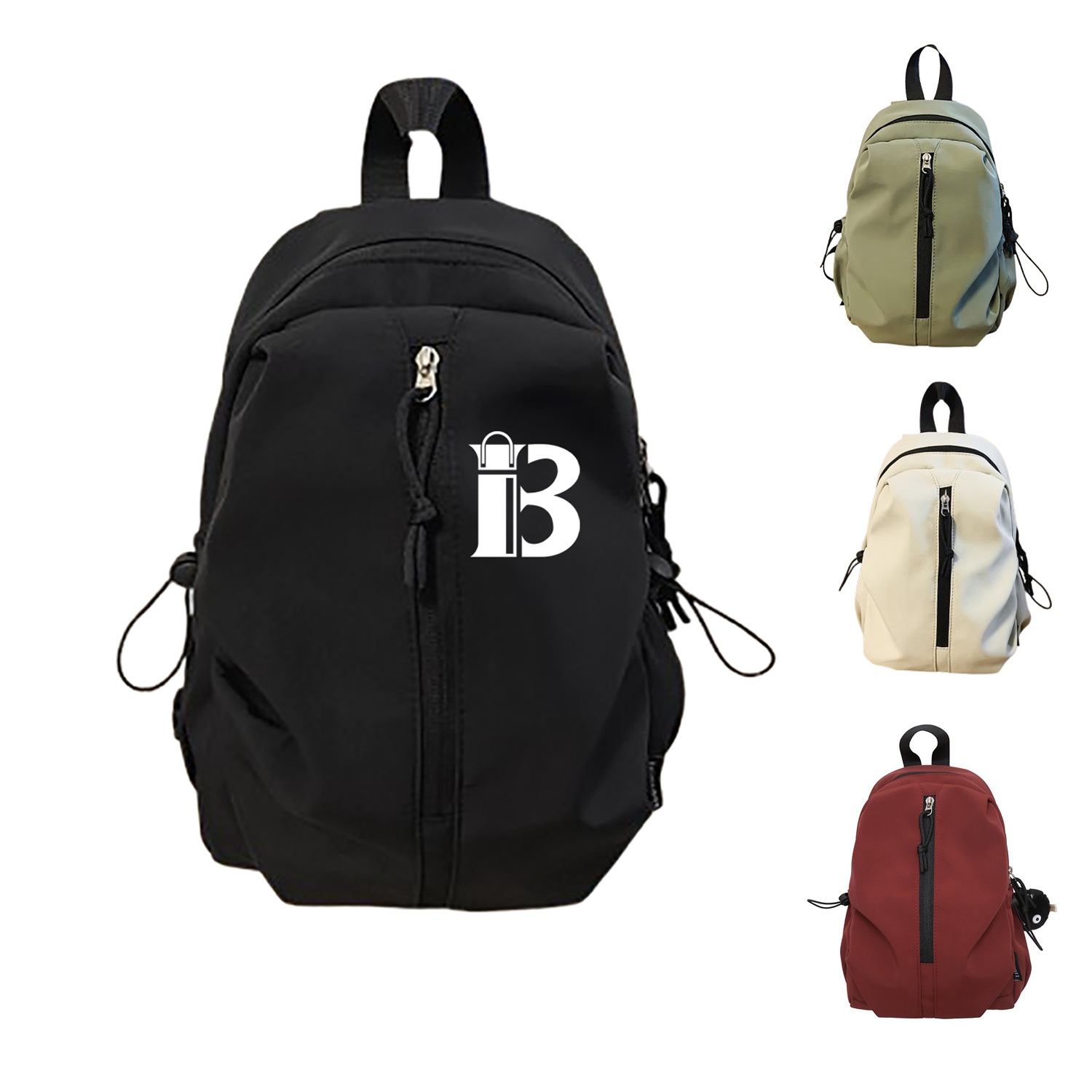 Unisex Lightweight Nylon Casual Backpack 9