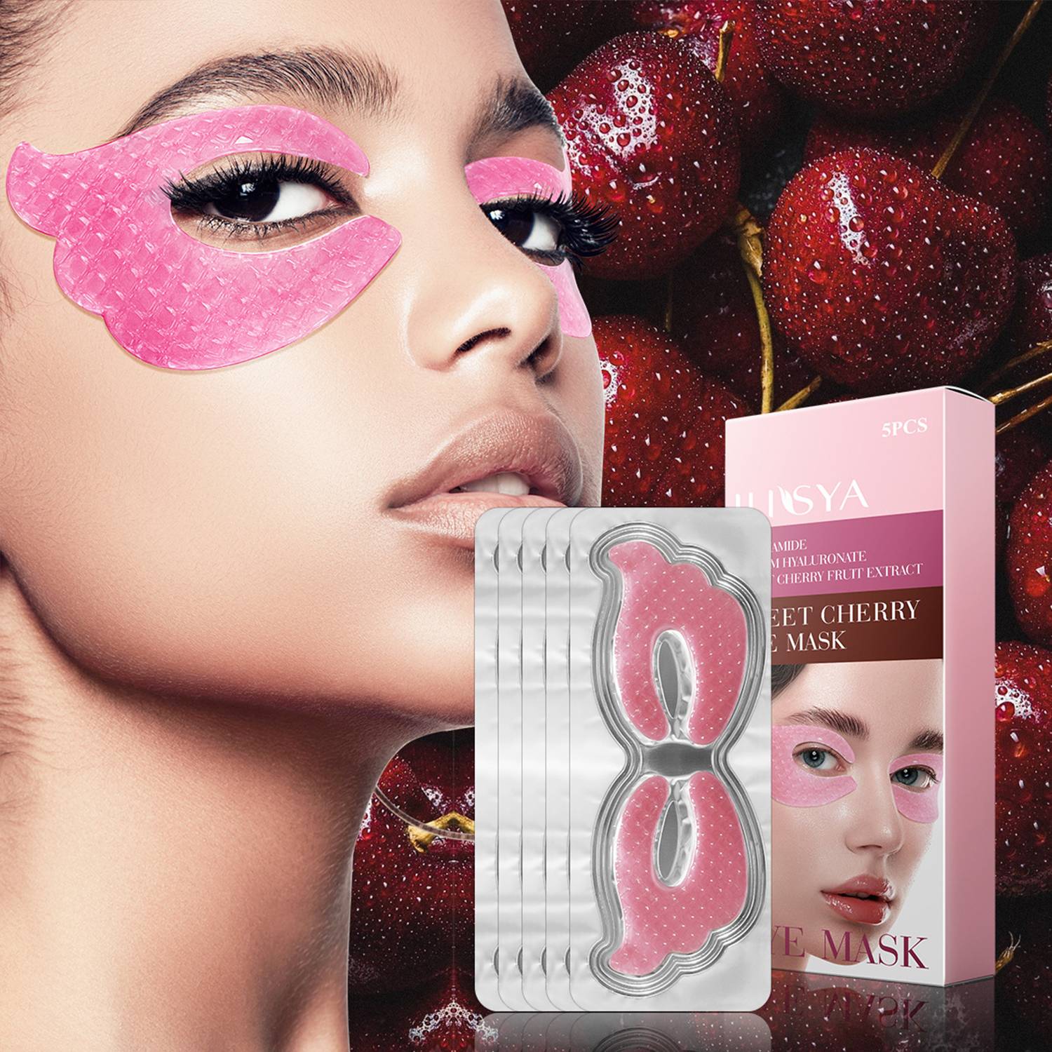 5 Packs Collagen Butterfly Shaped Eye Mask 4