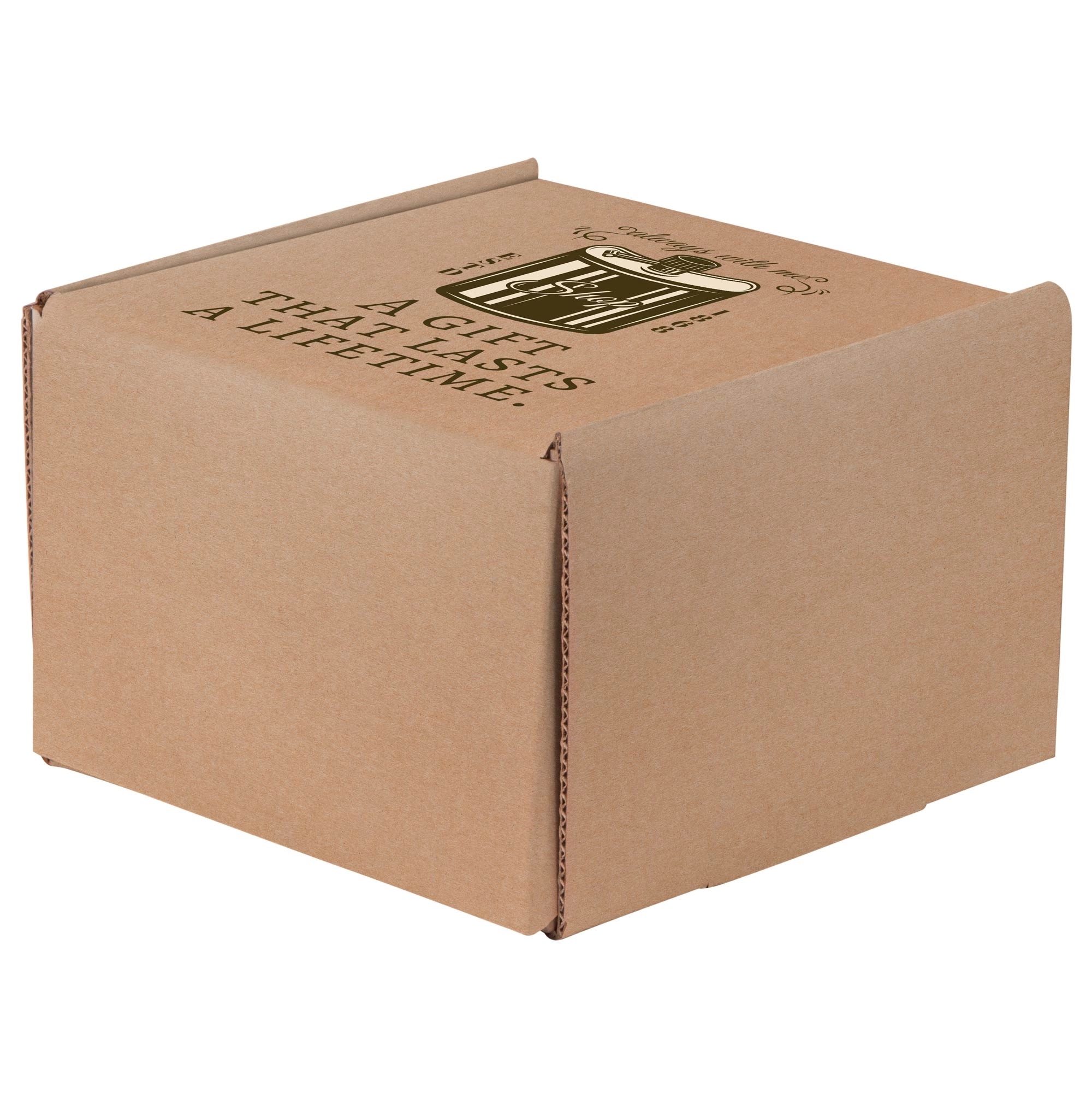 Screen Printed Corrugated Box Small 6x6x4 For Mailers, Gift 8