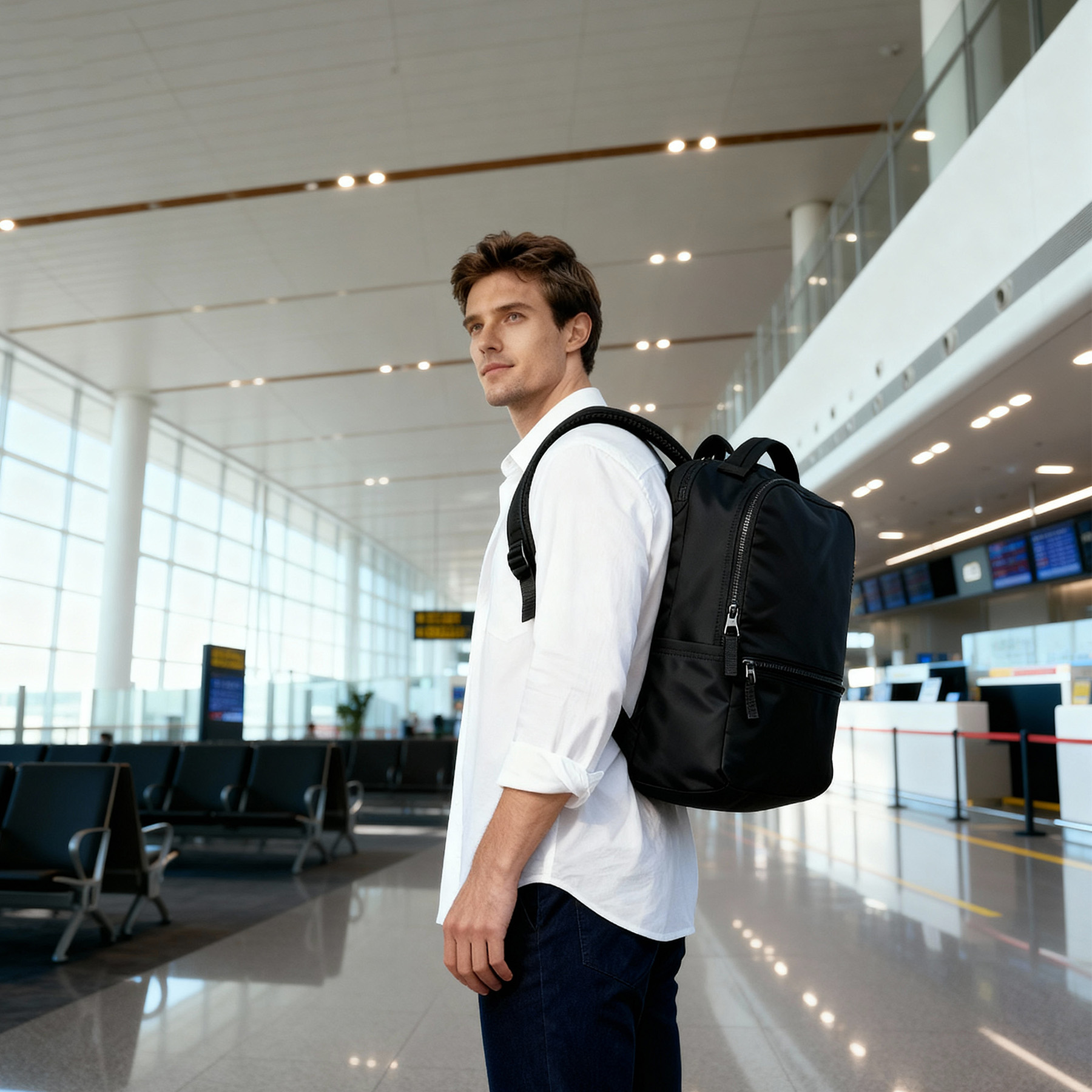 Nylon New Crew Laptop Backpack 2