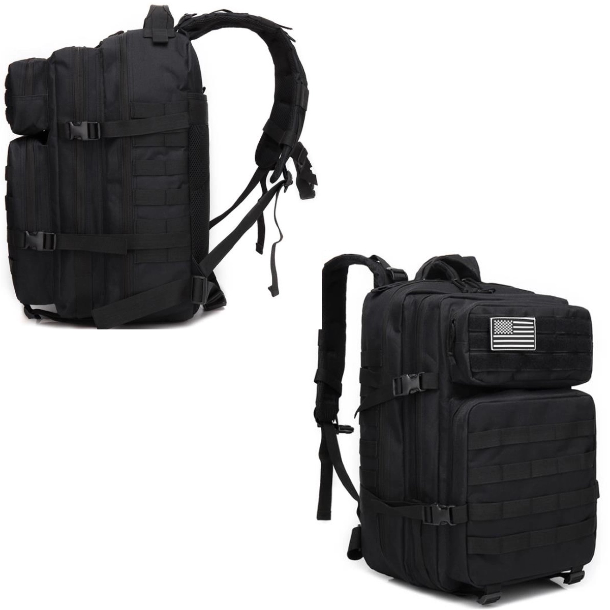 45L Camping Hiking Backpack Waterproof Traveling Daypack 7
