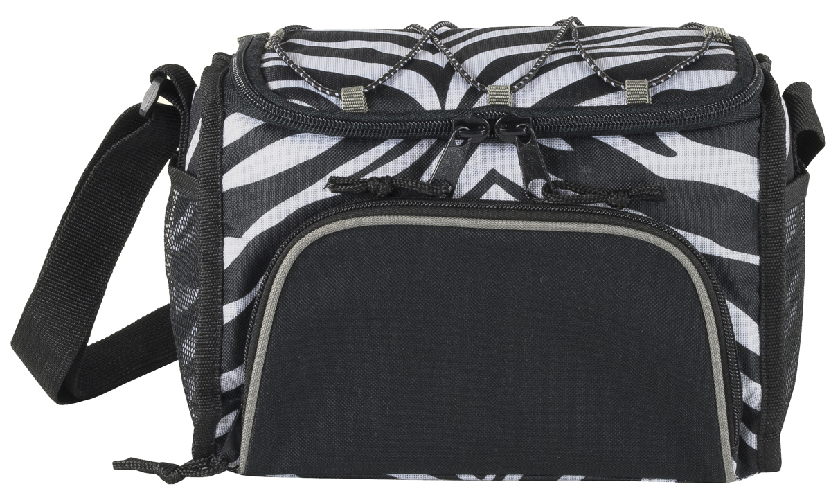 Zebra 6 Pack Poly Cooler 2