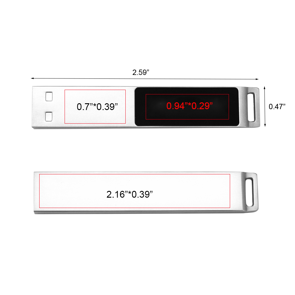 Buena Park Light-Up USB Flash Drive