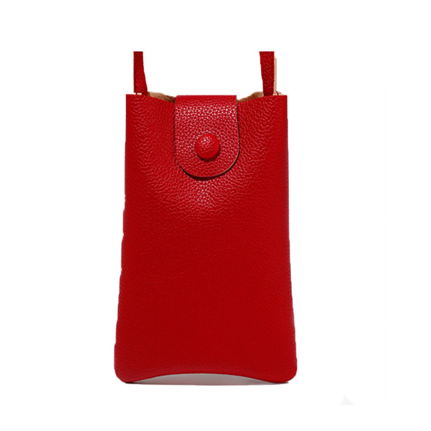 Soft Leather Phone Holder Wallet Bag PouchPurse Fanny Packs 10