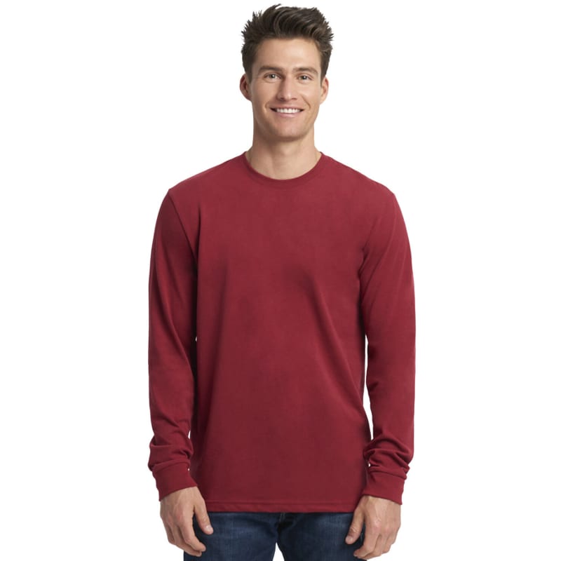Next Level Unisex Sueded Long-Sleeve Crew 14