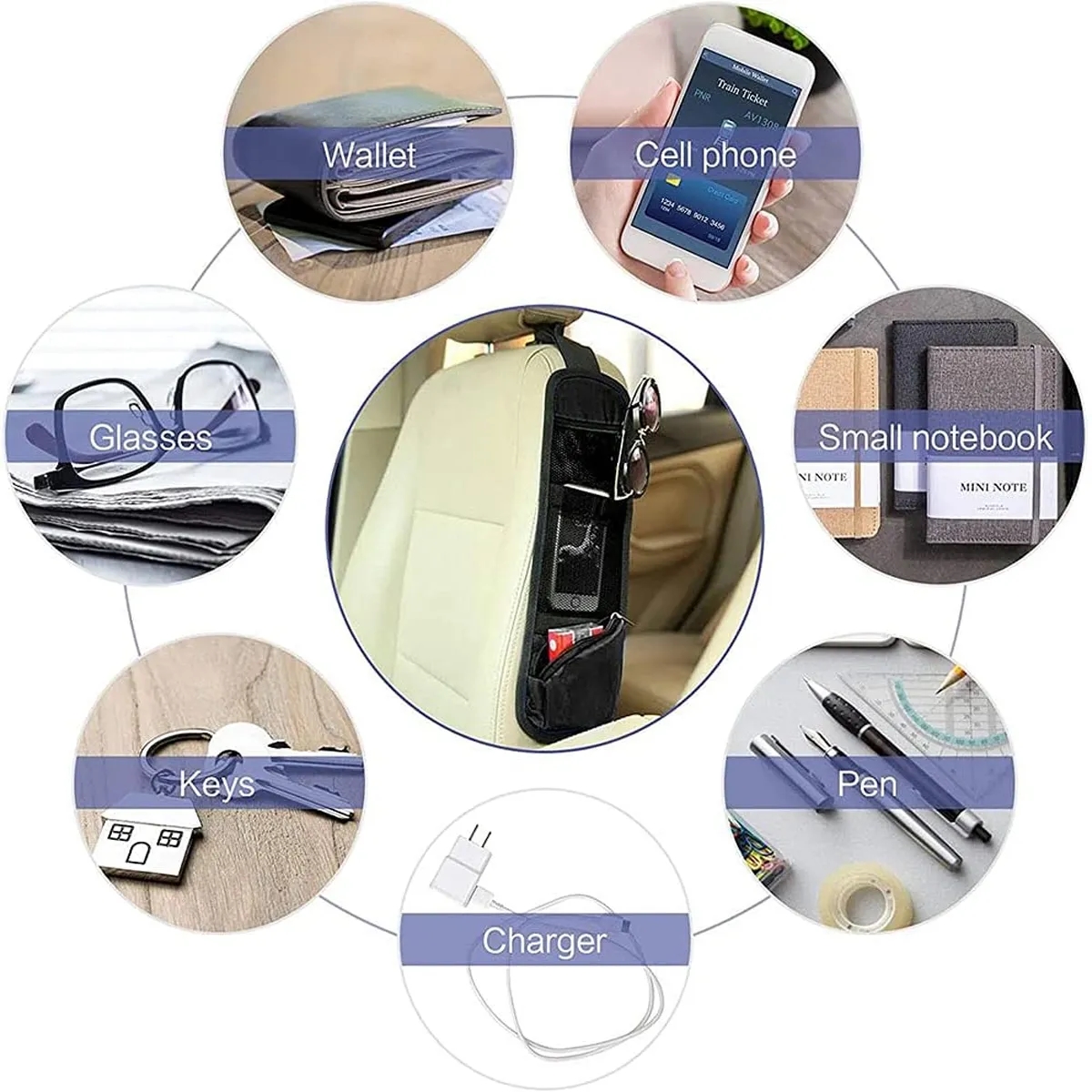 Car Seat Side Storage Bag 3