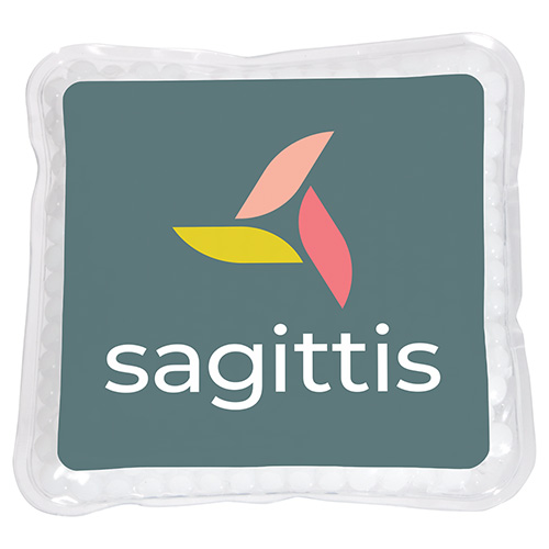 Full-Color Square Aqua Pearls™ Hot/Cold Pack 35