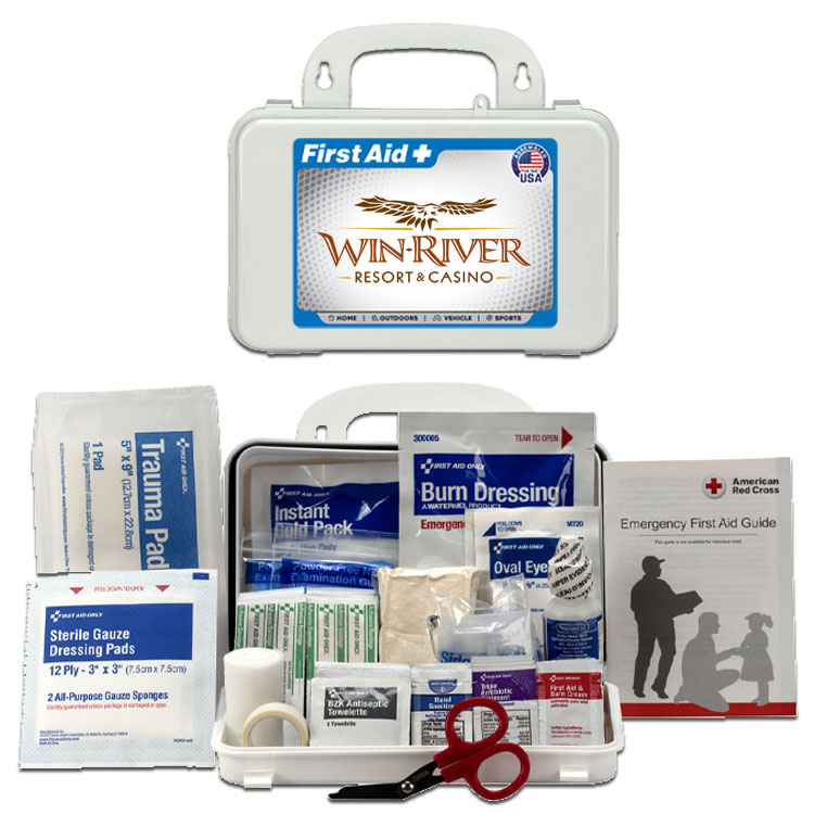 10 Person Bulk Plastic First Aid Kit, ANSI Compliant 8