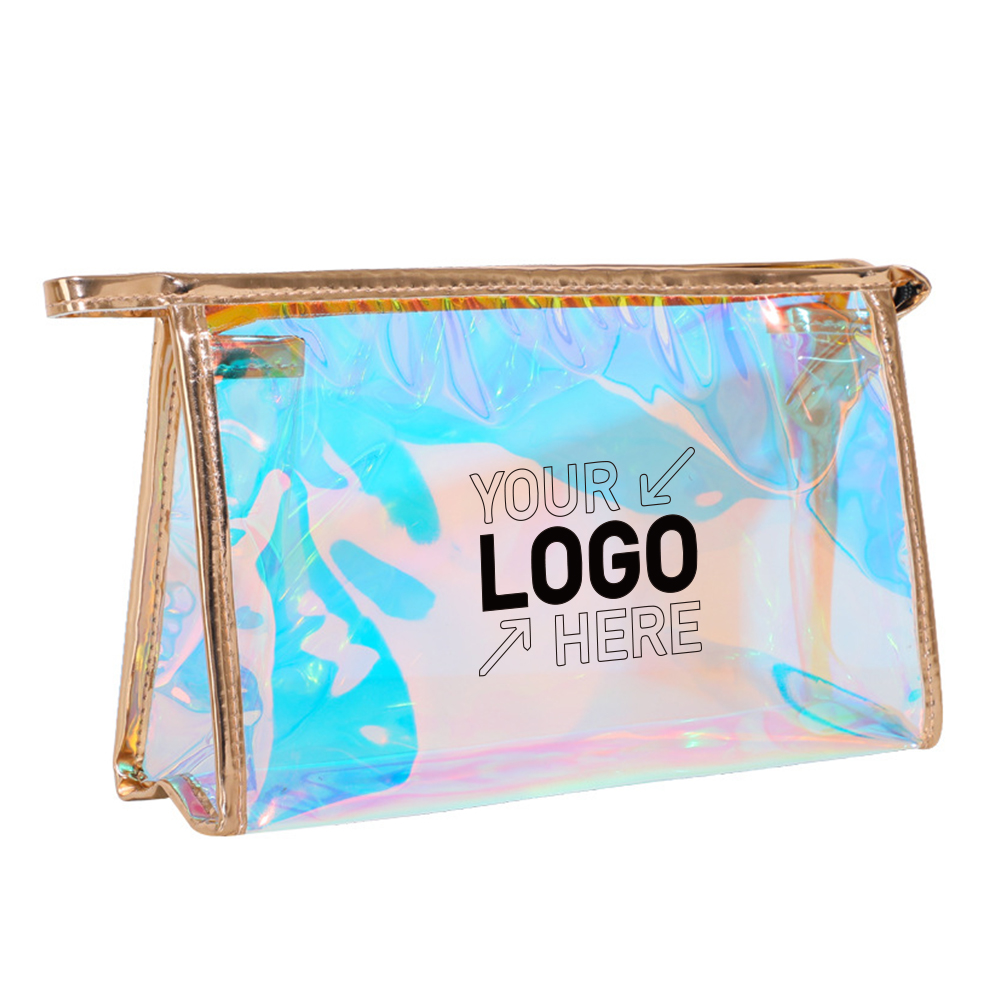 Laser Transparent Makeup Holographic cosmetic bag