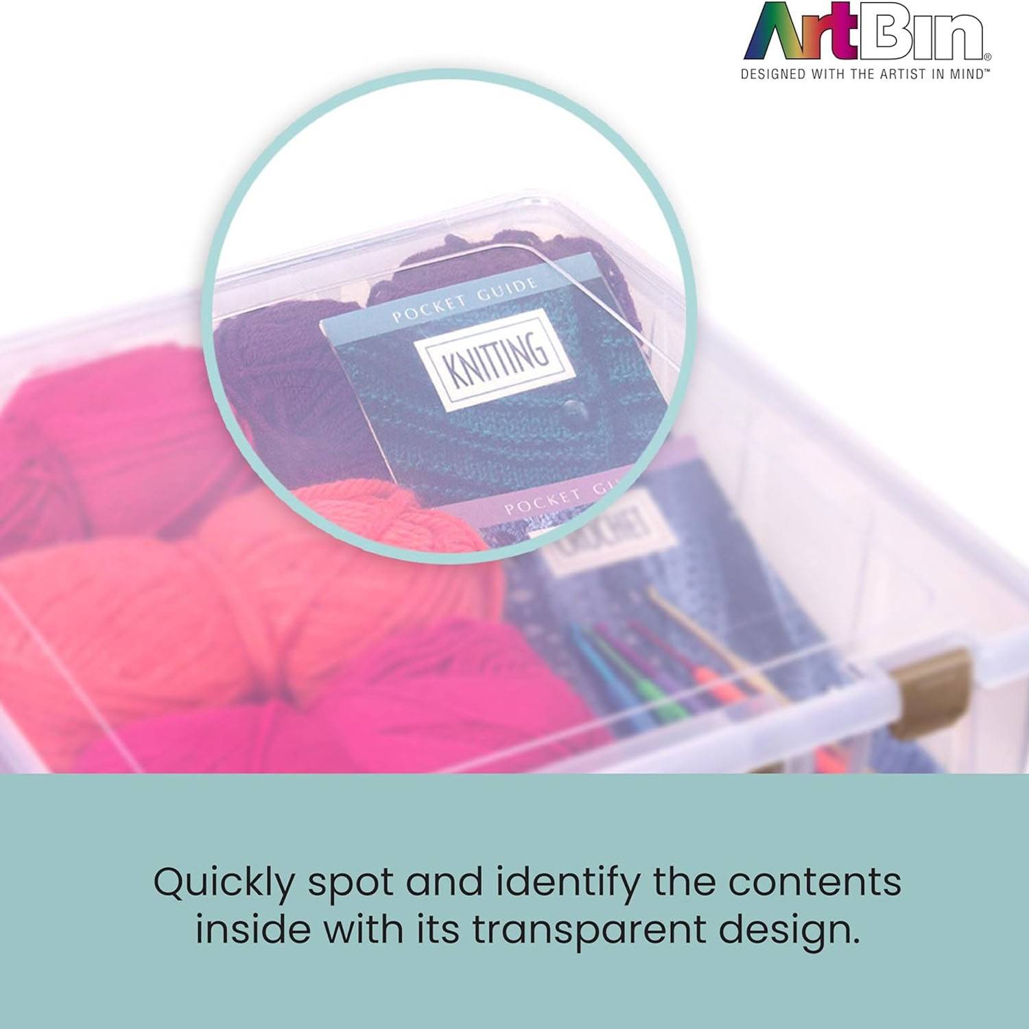 Large Art Supply Organizer Bulky Item Storage Container 4