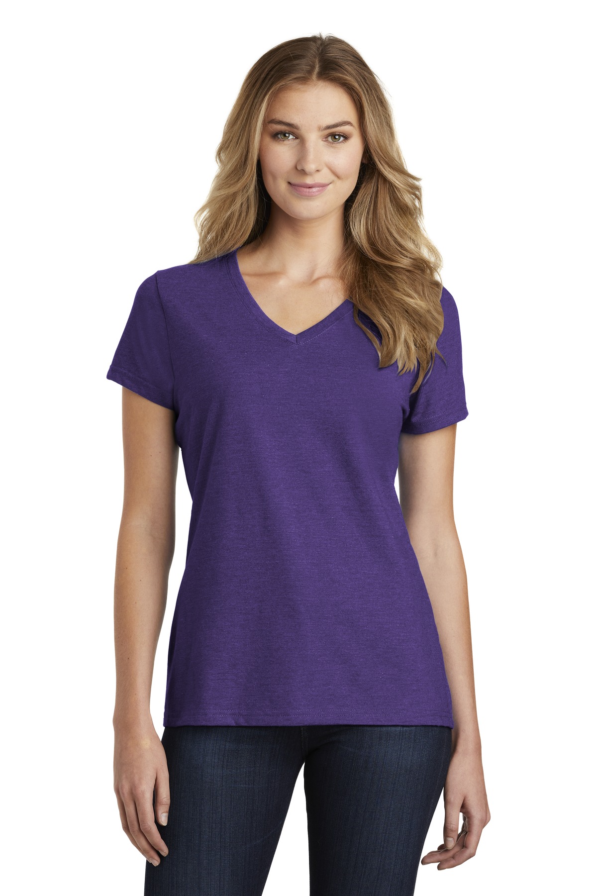 Port & Company® Women's Fan Favorite Blend V-Neck Tee 36