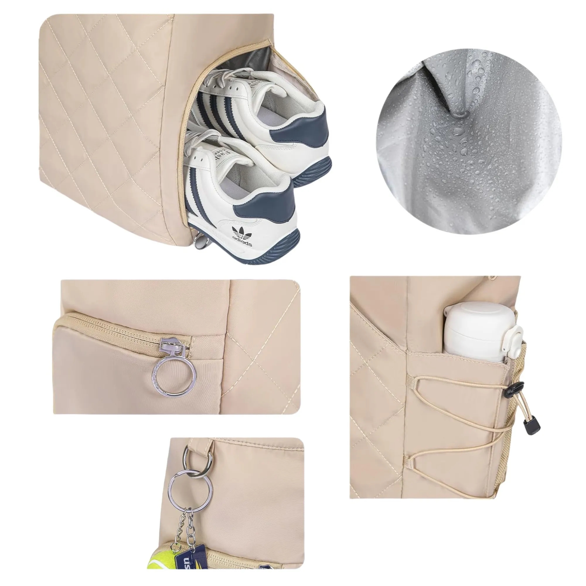Tennis Tote Bag With Shoe Compartment 2