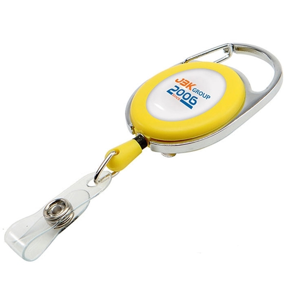 Carabiner Clip Retractable Badge Holder 4
