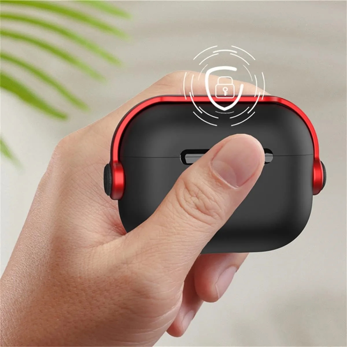 Silicone Shockproof Protective AirPods Case with Lanyard 5