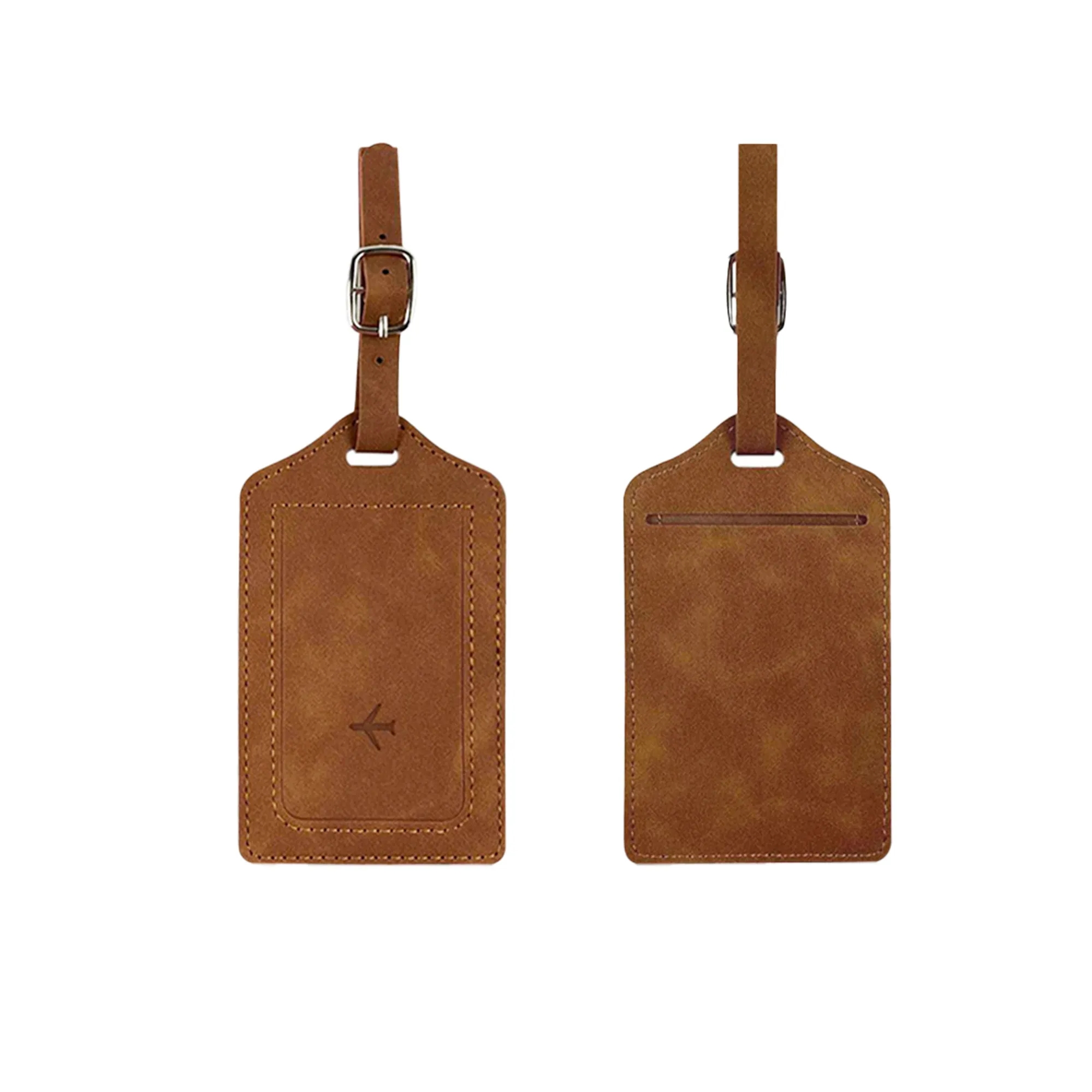 Custom PU Leather Luggage Tags - Travel Essentials 6