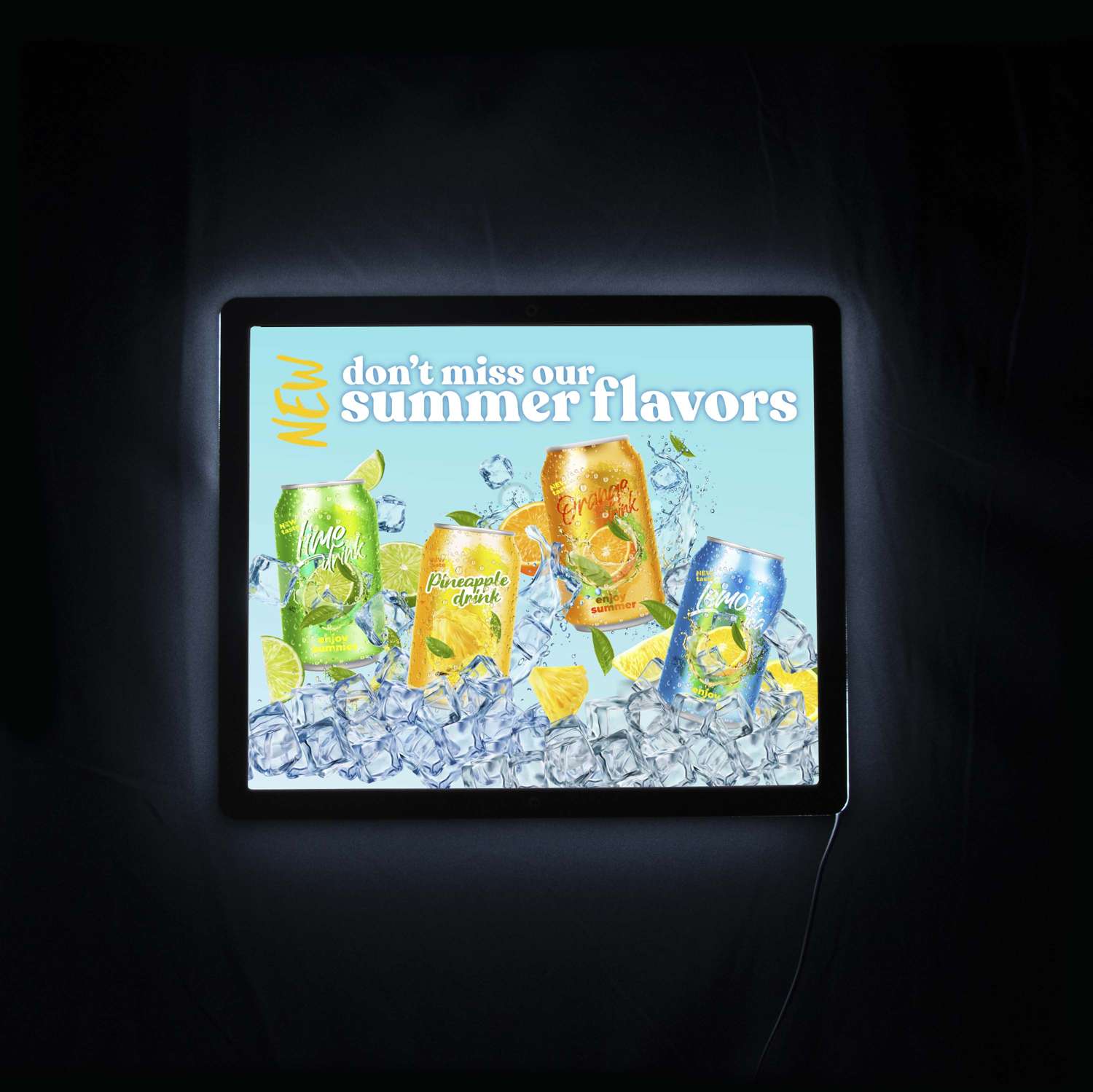 18"W x 15"H Luxe Glo Sign