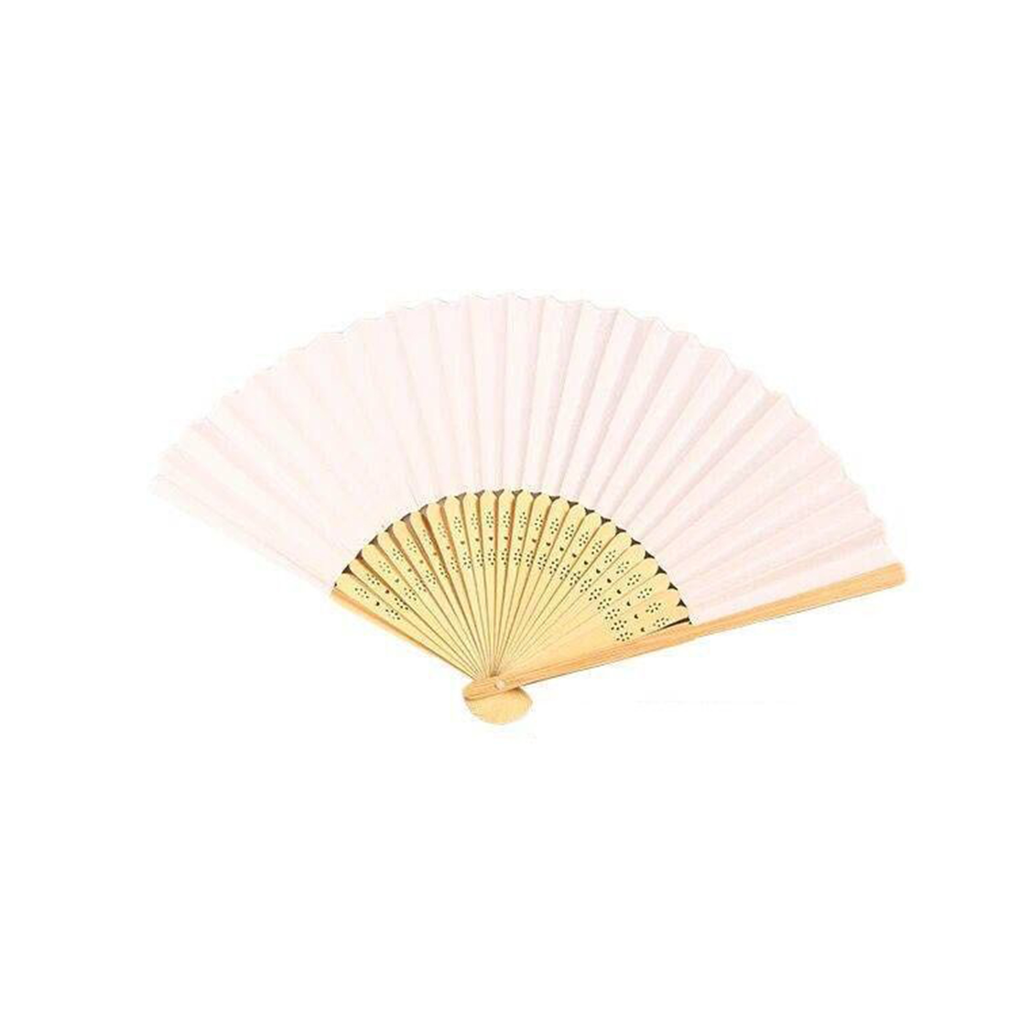 Handheld Bamboo Folding Fan 8.3 x 15" 4