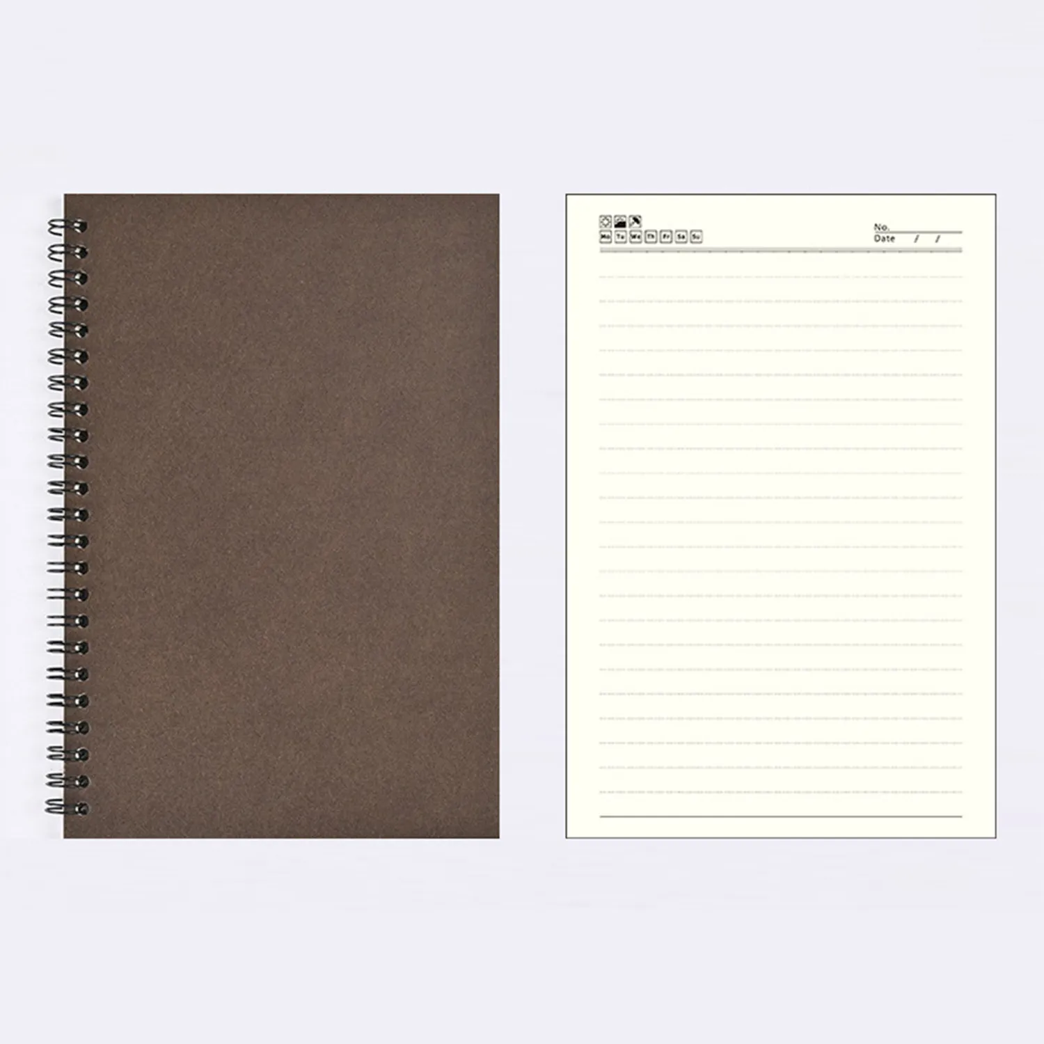 Eco-Friendly Spiral Notebook with Soft Cover 6