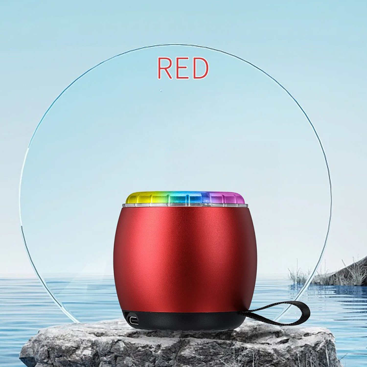 Mini TWS Bluetooth Speaker with Colorful Lights 6