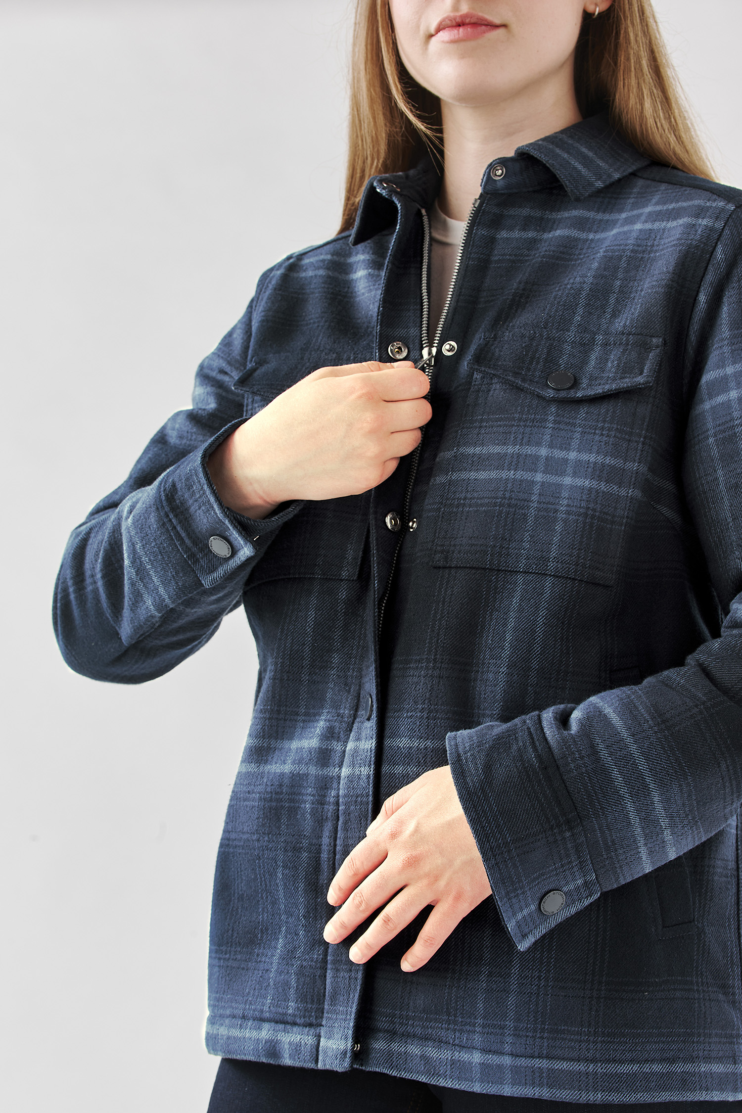 Stormtech Women's Highland Sherpa Lined Plaid Jacket 10